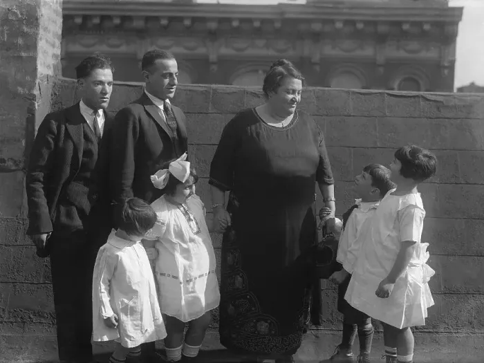 Framed Print : Fannie Menschel Giving Soup to Her Granddaughter Framed Print : Fannie Menschel Giving Soup to Her Granddaughter