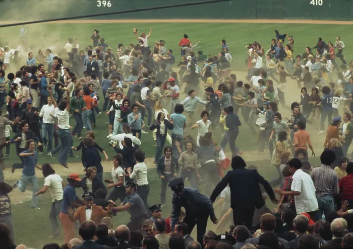 Framed Print : Fans On Field Of Shea Stadium Framed Print : Fans On Field Of Shea Stadium