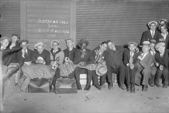 Framed Print : Fans Waiting to Purchase World Series Tickets Framed Print : Fans Waiting to Purchase World Series Tickets