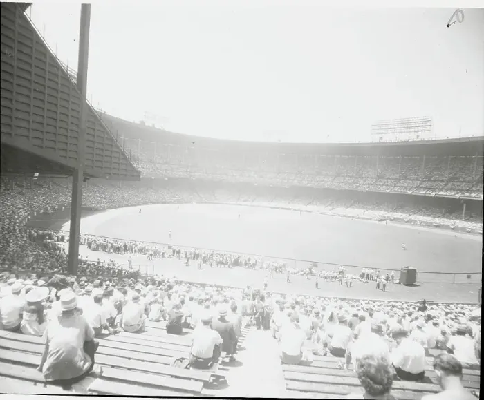 Framed Print : Fans Watching All-Star Baseball Game Framed Print : Fans Watching All-Star Baseball Game
