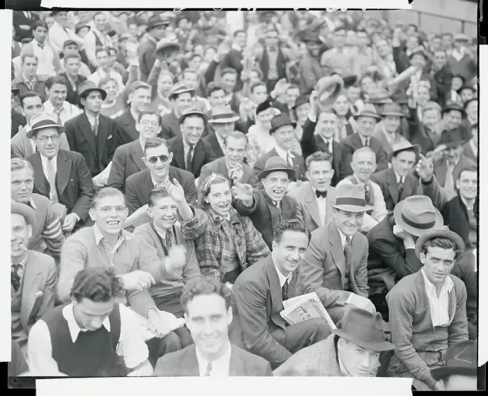 Framed Print : Fans in Yankee Stadium Framed Print : Fans in Yankee Stadium