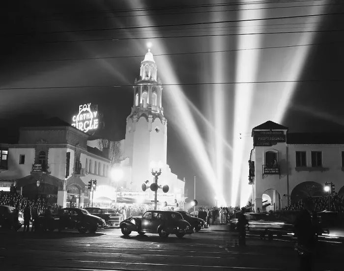 Framed Print : Fantasia Premiere at Hollywood's Carthay Circle Theater
