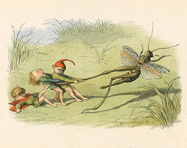 Fantasy Illustration of Three Cruel Elves