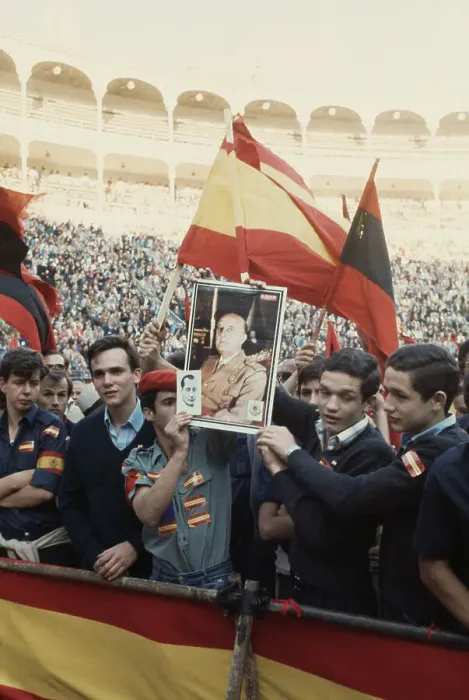 Framed Print : Far-Right Demonstrators In Spain Framed Print : Far-Right Demonstrators In Spain