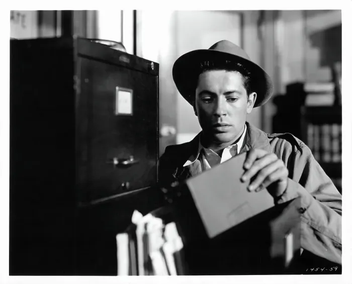 Framed Print : Farley Granger In Side Street Framed Print : Farley Granger In Side Street