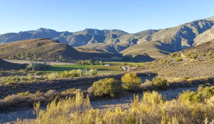 Framed Print : Farm in the Koo valley