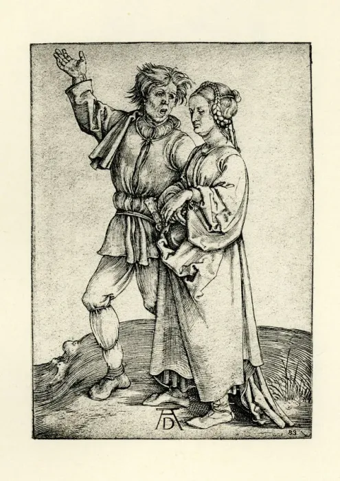 Framed Print : Farmer with his wife Framed Print : Farmer with his wife