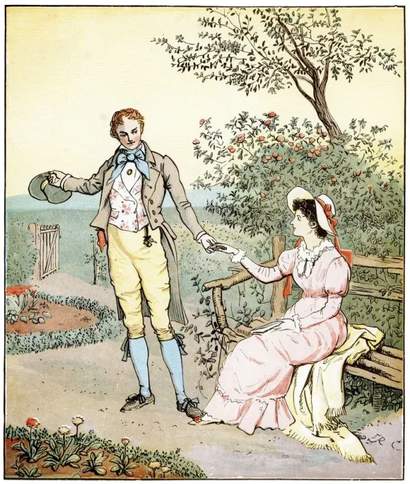 Framed Print : The Farmers Boy - My pretty lass Framed Print : The Farmers Boy - My pretty lass