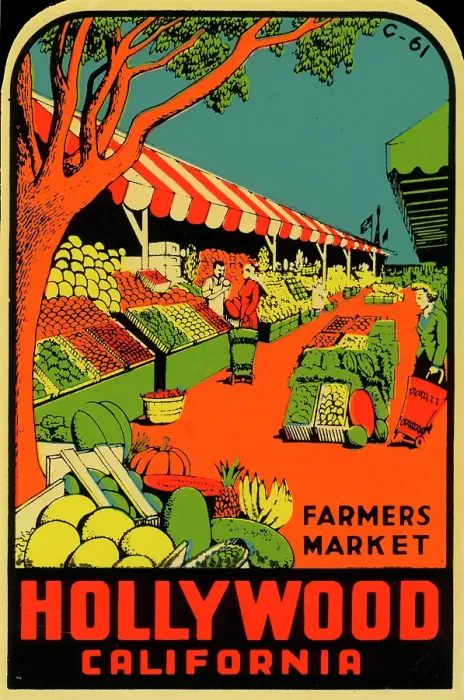 Framed Print : Farmer's Market Framed Print : Farmer's Market