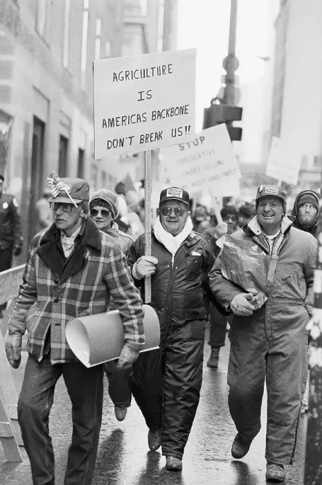 Framed Print : Farmers Protest Low Commodity Prices Framed Print : Farmers Protest Low Commodity Prices