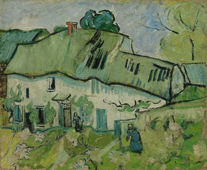 Framed Print : Farmhouse, 1890. Found in the collection of the Van Gogh Museum, Amsterdam Framed Print : Farmhouse, 1890. Found in the collection of the Van Gogh Museum, Amsterdam