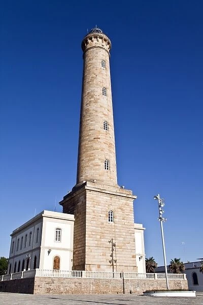 Faro de Chipiona, tallest lighthouse in Spain and one of the tallest worldwide, 69 metres, Andalucia, Spain, Europe