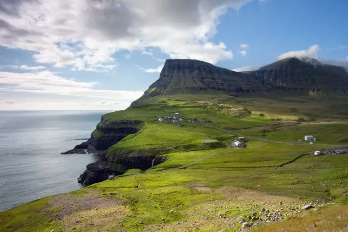 Framed Print : Faroe Islands, natural landscape Framed Print : Faroe Islands, natural landscape