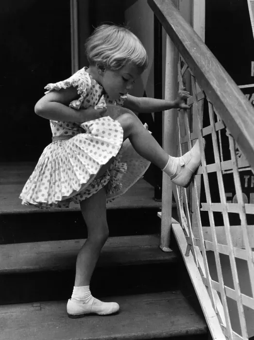Framed Print : Fashion. circa 1955: A pretty party dress and model Framed Print : Fashion. circa 1955: A pretty party dress and model