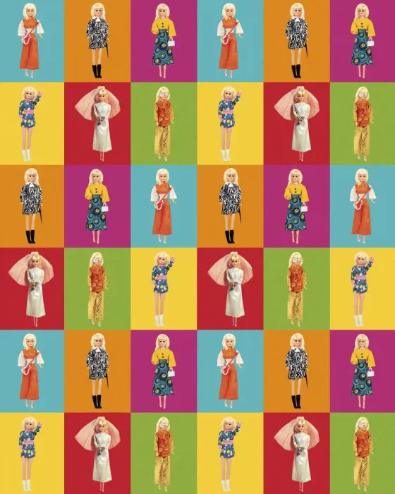 Framed Print : Fashion Doll Pattern Framed Print : Fashion Doll Pattern