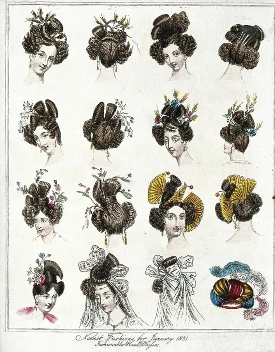 Framed Print : Fashion, Hat Fashion, Fifteen heads of woman wearing the latest fashionable headdresses of 1831, also a hat with feathers, France, Historic, digitally restored reproduction from a 19th century original Framed Print : Fashion, Hat Fashion, Fifteen heads of woman wearing the latest fashionable headdresses of 1831, also a hat with feathers, France, Historic, digitally restored reproduction from a 19th century original