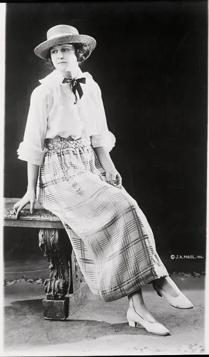 Framed Print : Fashion Model With Blouse And Skirt Framed Print : Fashion Model With Blouse And Skirt