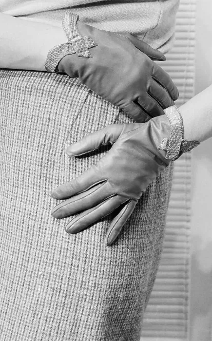 Framed Print : Fashion Model Wearing Leather Gloves by Superb Framed Print : Fashion Model Wearing Leather Gloves by Superb