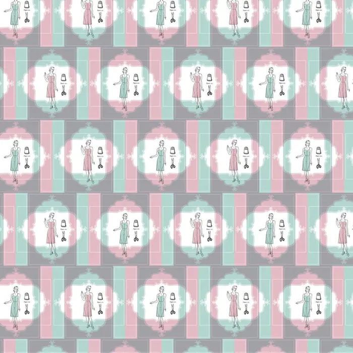 Framed Print : Fashion pattern Framed Print : Fashion pattern