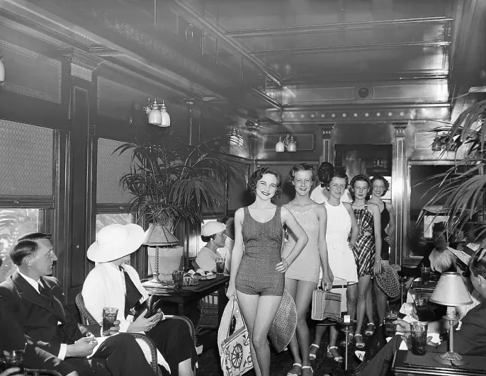 Framed Print : Fashion Runway Show on a Train Framed Print : Fashion Runway Show on a Train
