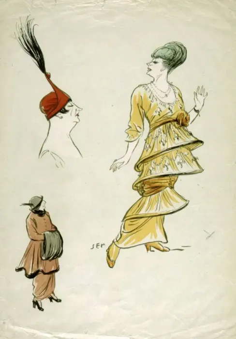 Framed Print : Fashion Vanities