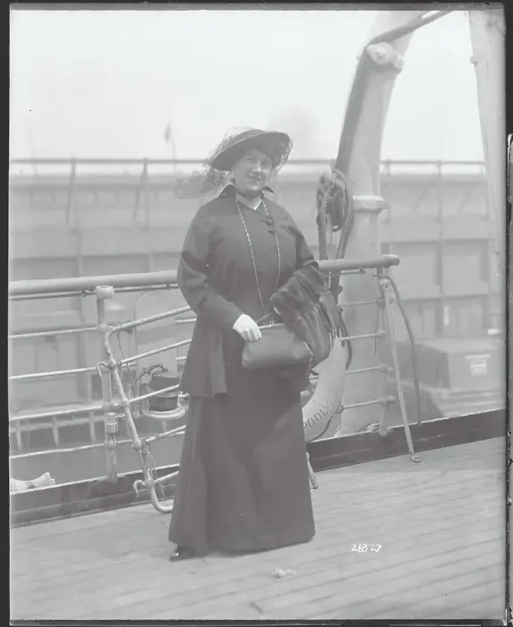 Framed Print : Fashionable Female Socialite Posing on Ship Deck Framed Print : Fashionable Female Socialite Posing on Ship Deck