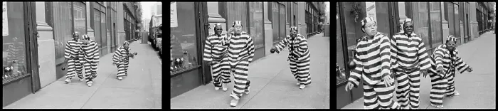 Framed Print : The Fat Boys Jail House Rap - Triptych Framed Print : The Fat Boys Jail House Rap - Triptych