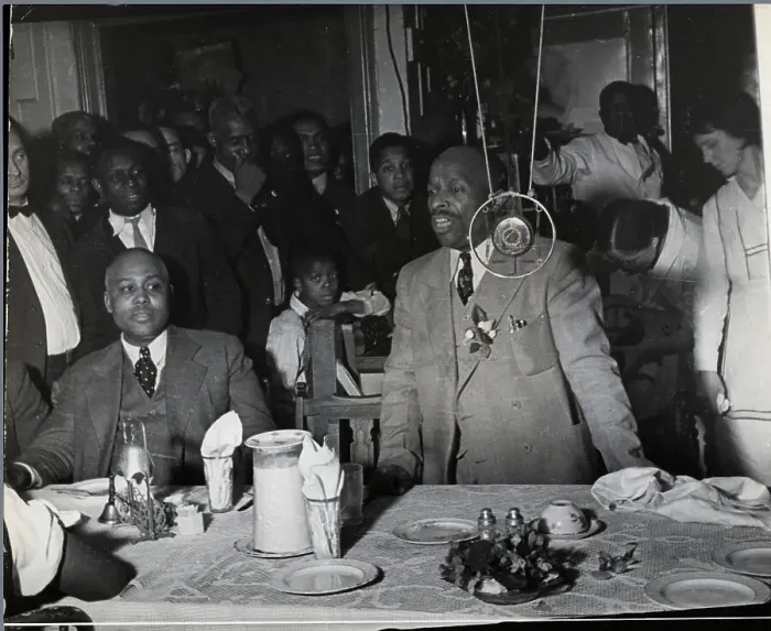 Framed Print : Father Divine Addressing A Group Framed Print : Father Divine Addressing A Group