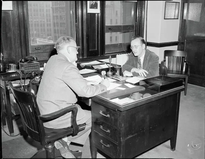 Framed Print : Father Signing Son Up For Draft Framed Print : Father Signing Son Up For Draft