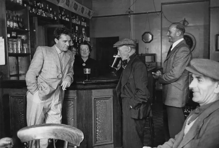 Framed Print : Father And Son In Pub Framed Print : Father And Son In Pub