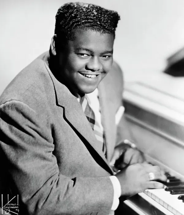 Framed Print : Fats Domino Sitting At Piano