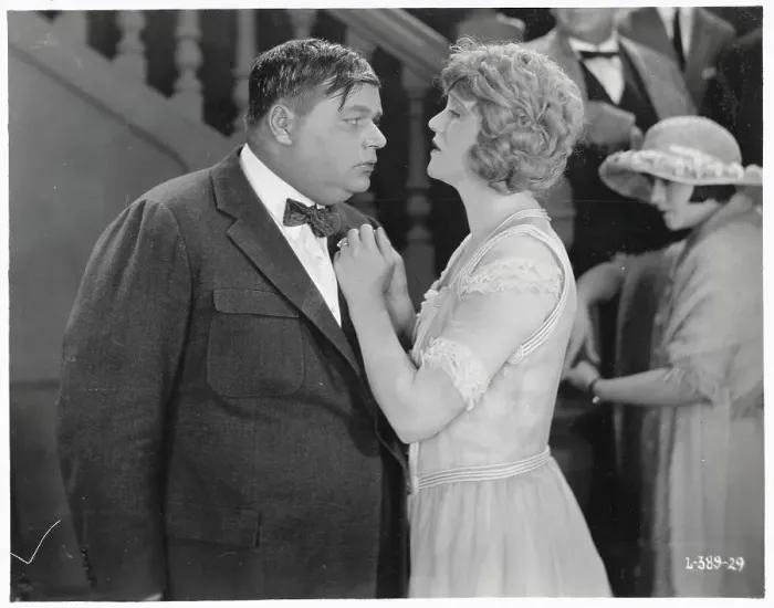 Framed Print : Fatty Arbuckle in Emotional Scene Framed Print : Fatty Arbuckle in Emotional Scene