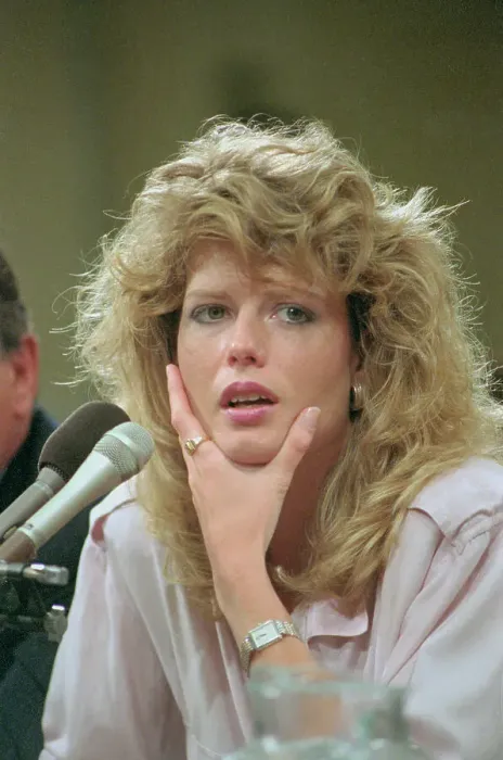 Framed Print : Fawn Hall Testifying at Iran Contra Hearings Framed Print : Fawn Hall Testifying at Iran Contra Hearings