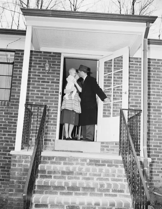 Framed Print : FBI Agent Leaving for Work Framed Print : FBI Agent Leaving for Work