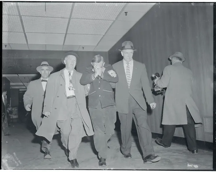 Framed Print : FBI Agents Escorting Thomas Richardson Framed Print : FBI Agents Escorting Thomas Richardson