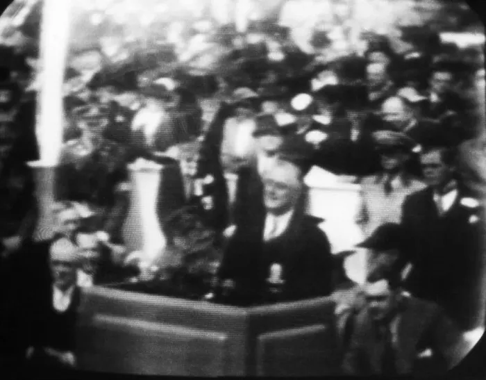Framed Print : Fdr Appearance On Television Framed Print : Fdr Appearance On Television