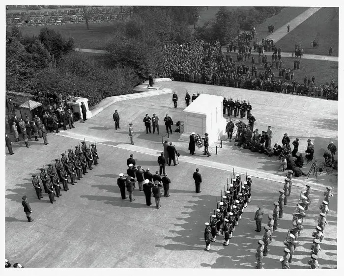 Framed Print : FDR at Armistice Day Ceremony Framed Print : FDR at Armistice Day Ceremony