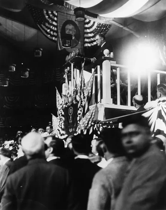 Framed Print : FDR Making the Nomination Speech for Al Smith Framed Print : FDR Making the Nomination Speech for Al Smith