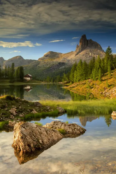 Framed Print : Federa lake Framed Print : Federa lake