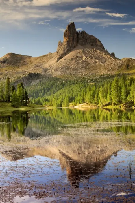 Framed Print : Federa lake, Dolomites Framed Print : Federa lake, Dolomites