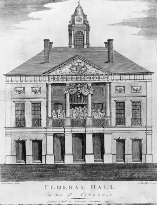 Framed Print : Federal Hall Framed Print : Federal Hall