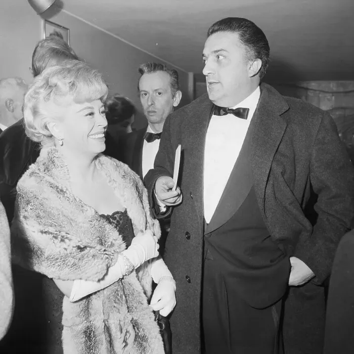 Framed Print : Federico Fellini And Wife Giulietta Framed Print : Federico Fellini And Wife Giulietta