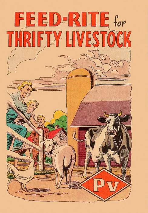 Framed Print : Feed-Rite for Thrifty Livestock Framed Print : Feed-Rite for Thrifty Livestock