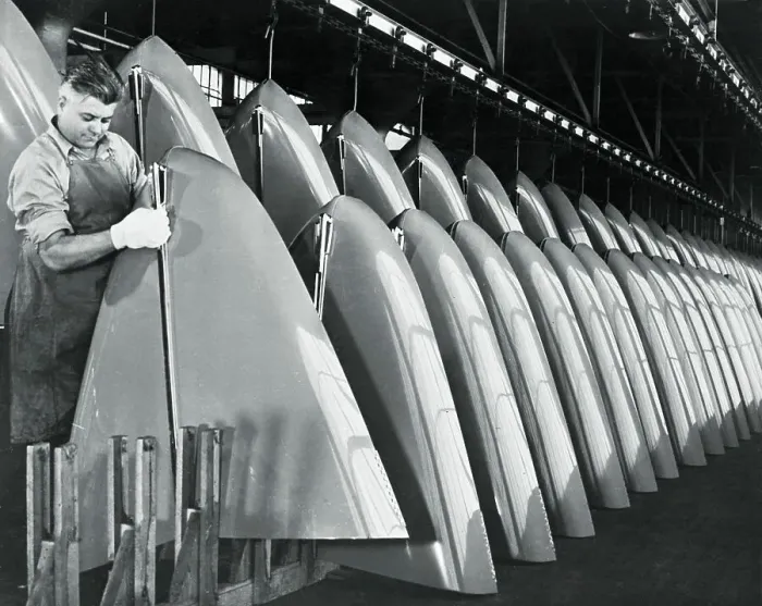 Framed Print : Feeder Lines at Studebaker Factory Framed Print : Feeder Lines at Studebaker Factory