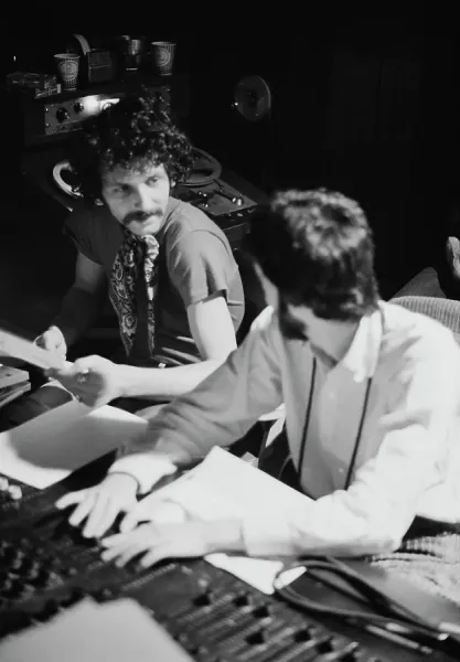 Felix Pappalardi in Recording Studio Print, 1967. Art Prints