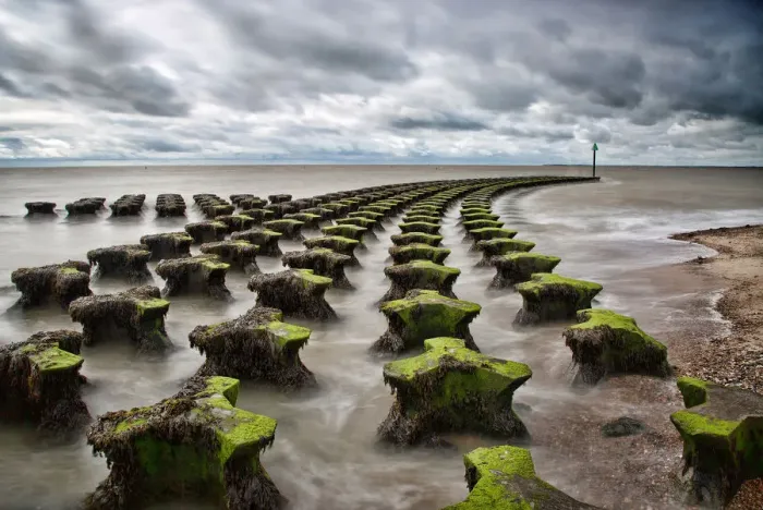 Framed Print : Felixstowe Sea Defences Framed Print : Felixstowe Sea Defences