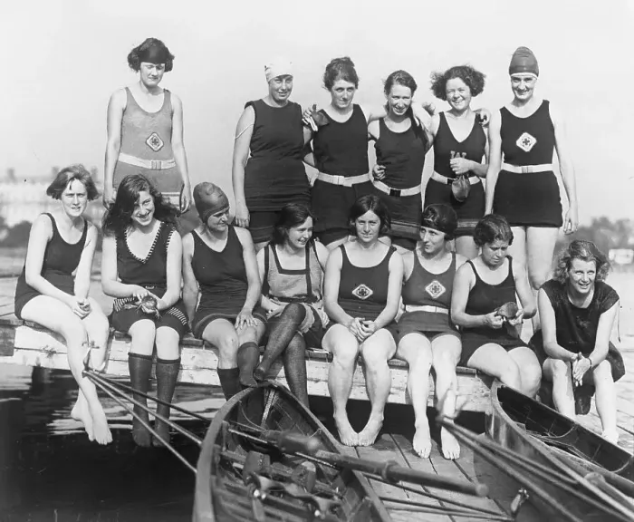 Framed Print : Female Athletes of 1920's Framed Print : Female Athletes of 1920's