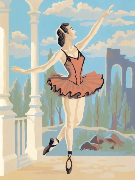 Framed Print : Female ballet dancer