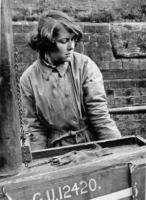 Framed Print : Female Barge Crew In Wartime Framed Print : Female Barge Crew In Wartime