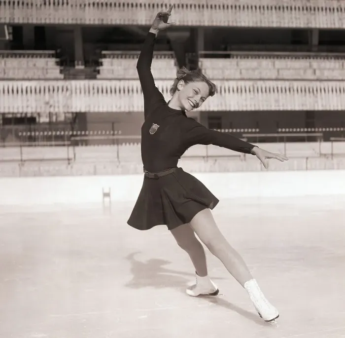 Framed Print : Female Skater on the Ice Framed Print : Female Skater on the Ice